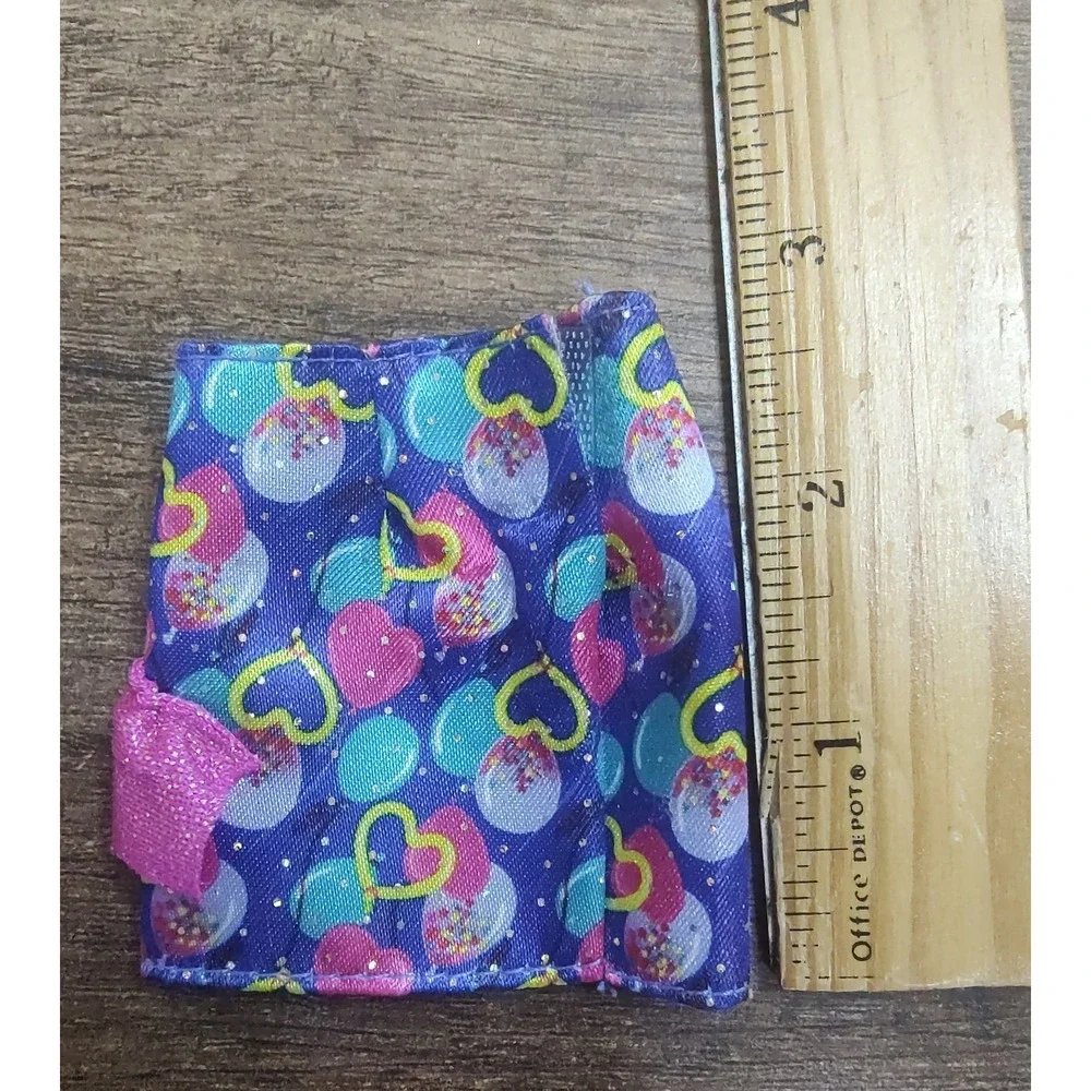 Barbie Mattel 2020 Color Reveal Doll multi color heart print skirt replacement